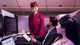 Take your business travel further with Qatar Airways